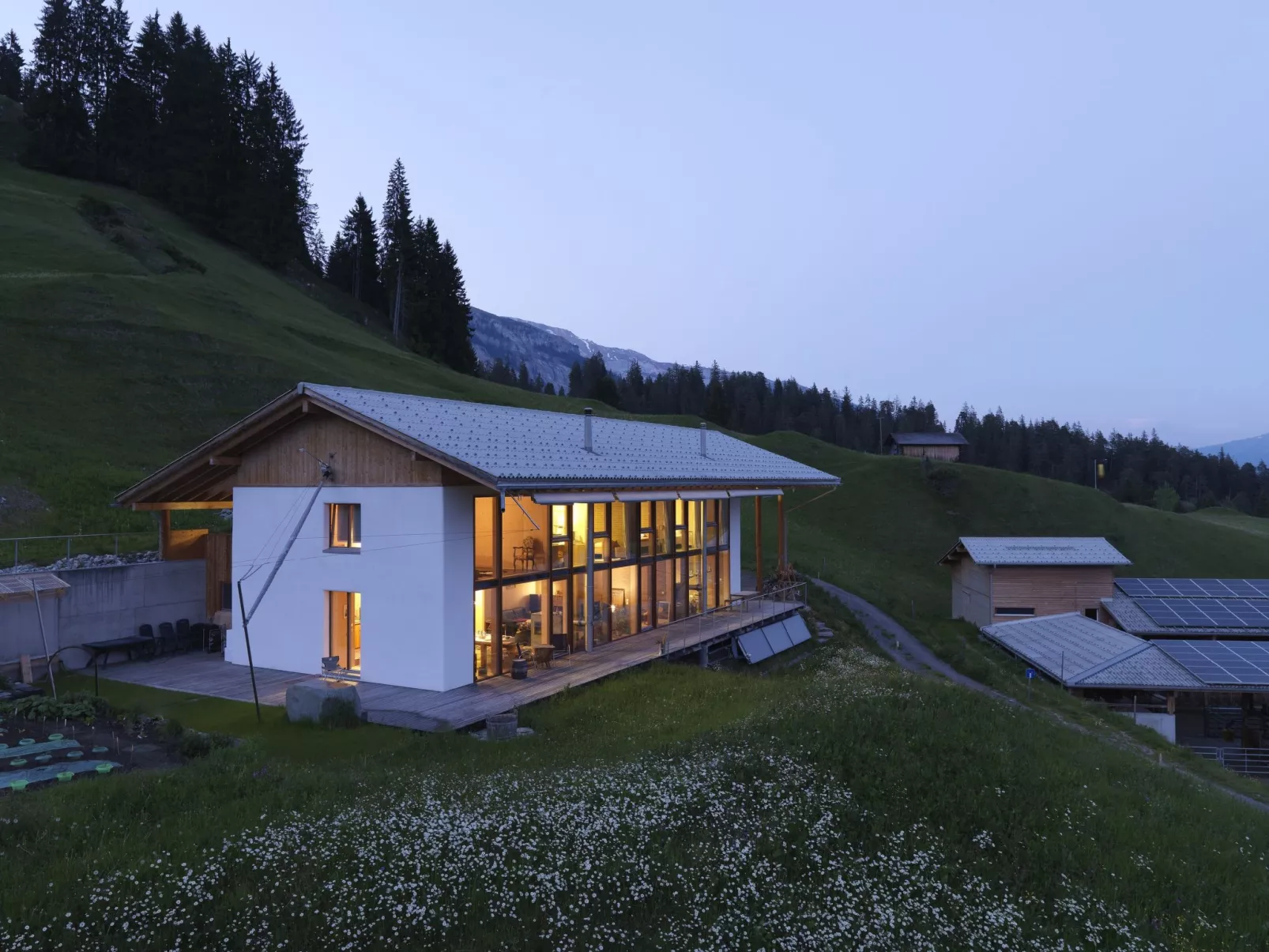 Ferien auf dem Bauernhof, (Laax Murschetg). 3.5 Zimmerwohnung