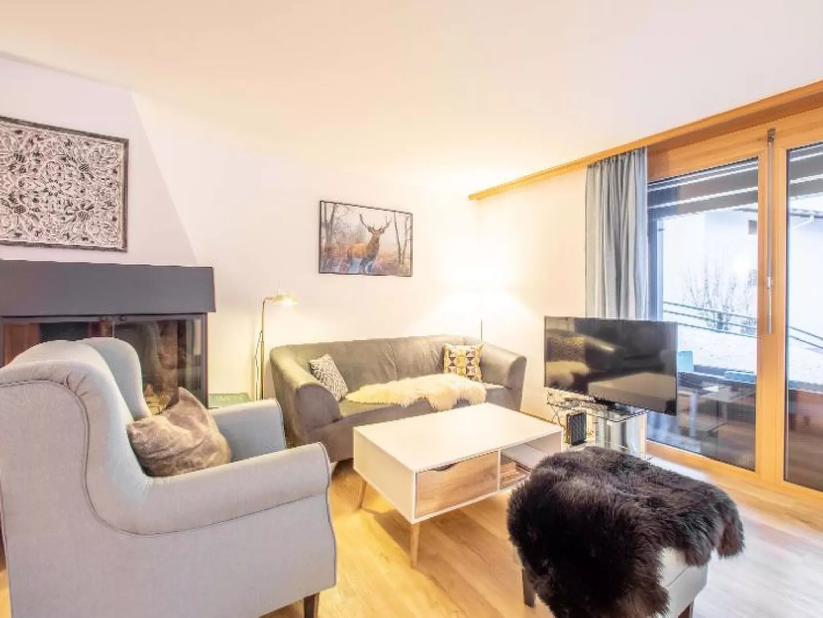 Casa Radiras, (Laax Dorf). 4.5 Zimmerwohnung, 85m2 für max. 6 Personen
