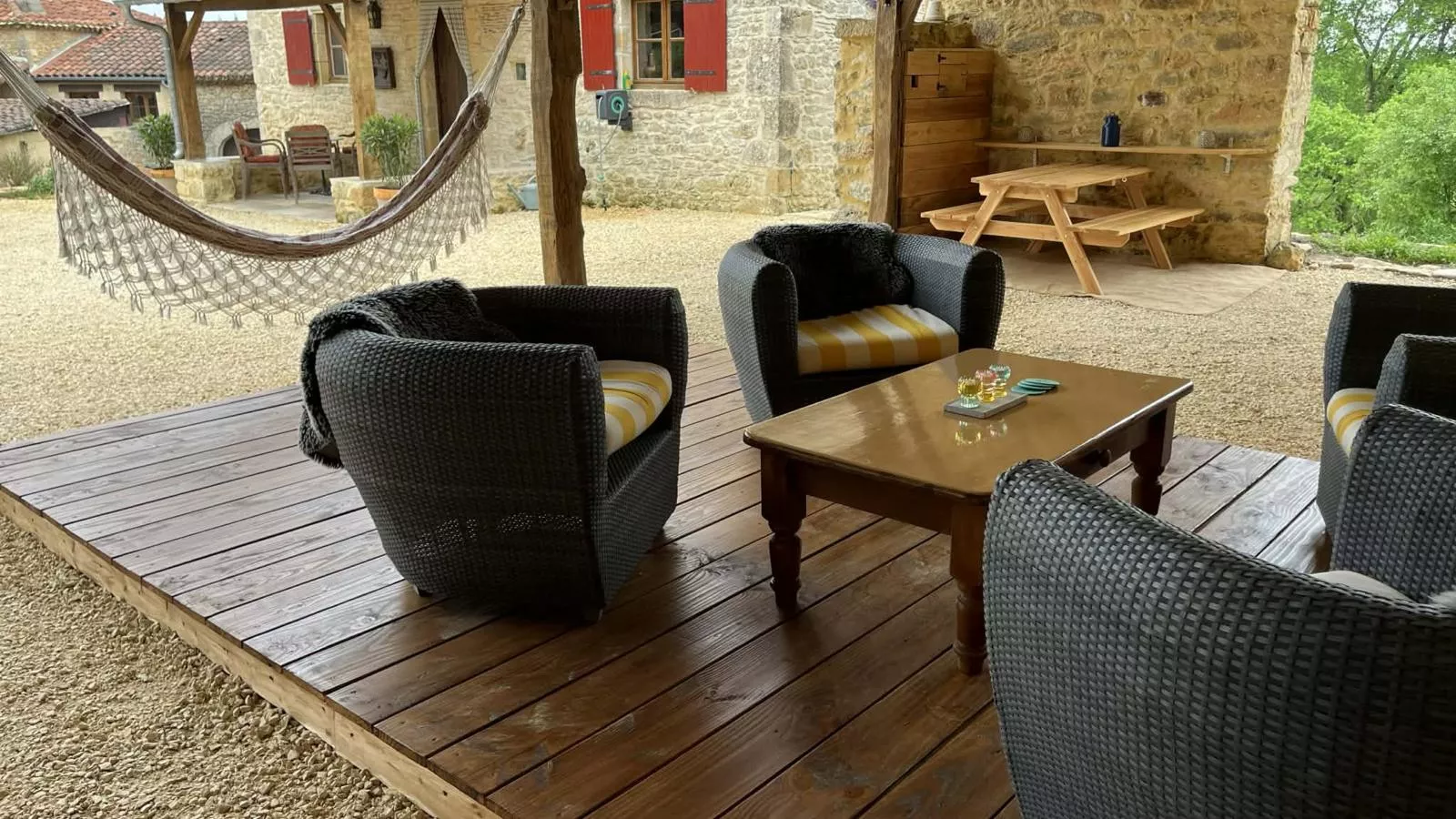 Le Mas dAmour - Terrasse/Balkon