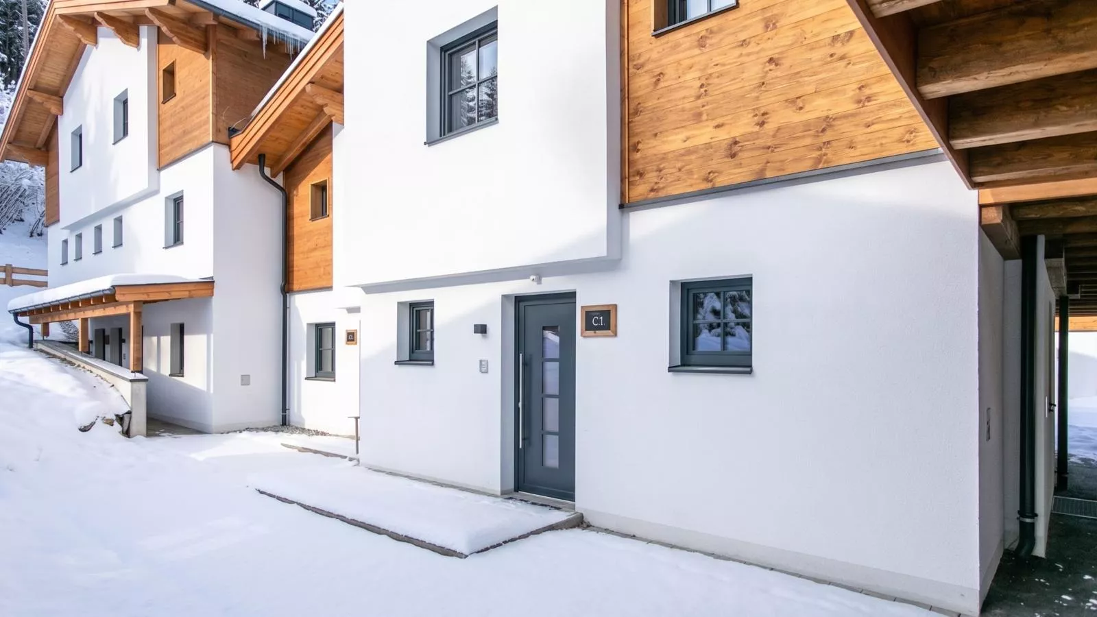 Tauernlodge Eben C1 - Außenbereich Winter