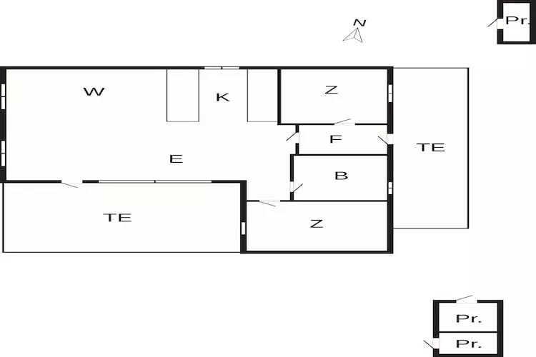 4 star holiday home in Løgstør - Floor plan