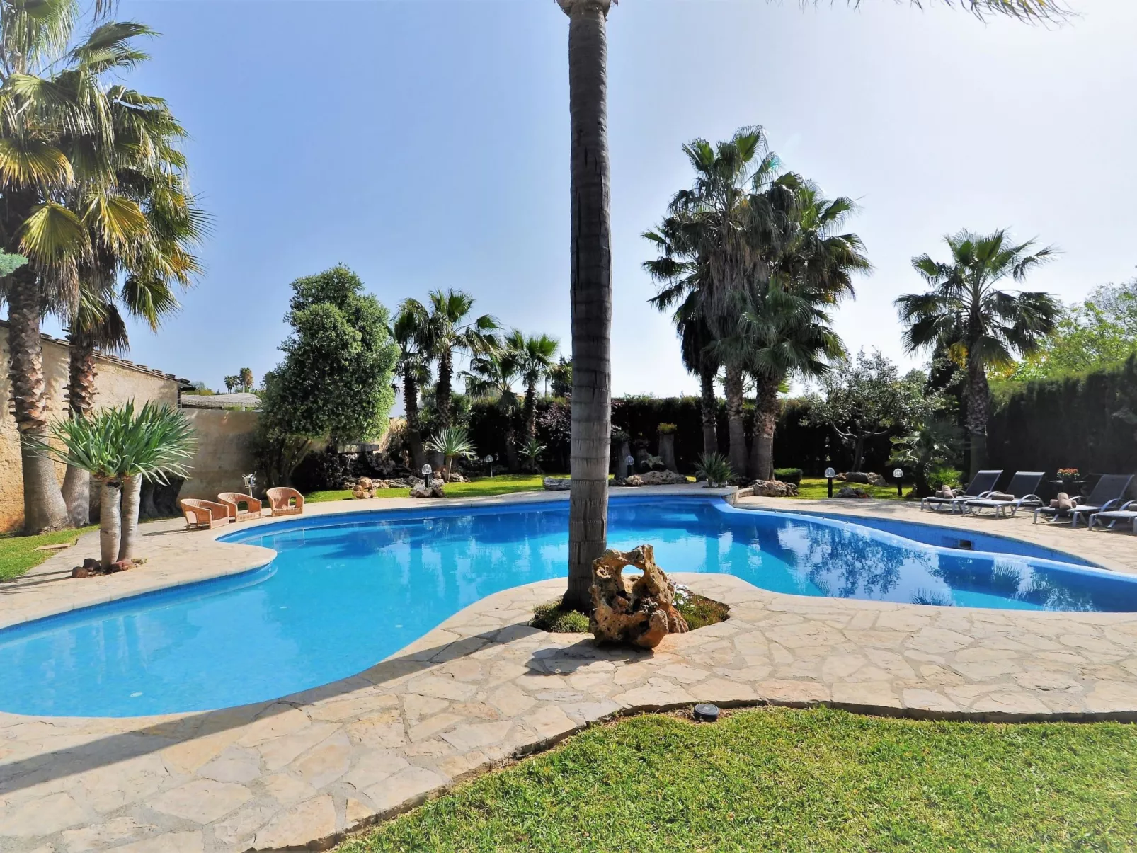 Finca CAN GUAL en Inca para 8 personas con piscina privada y vistas despejadas- - Dehors