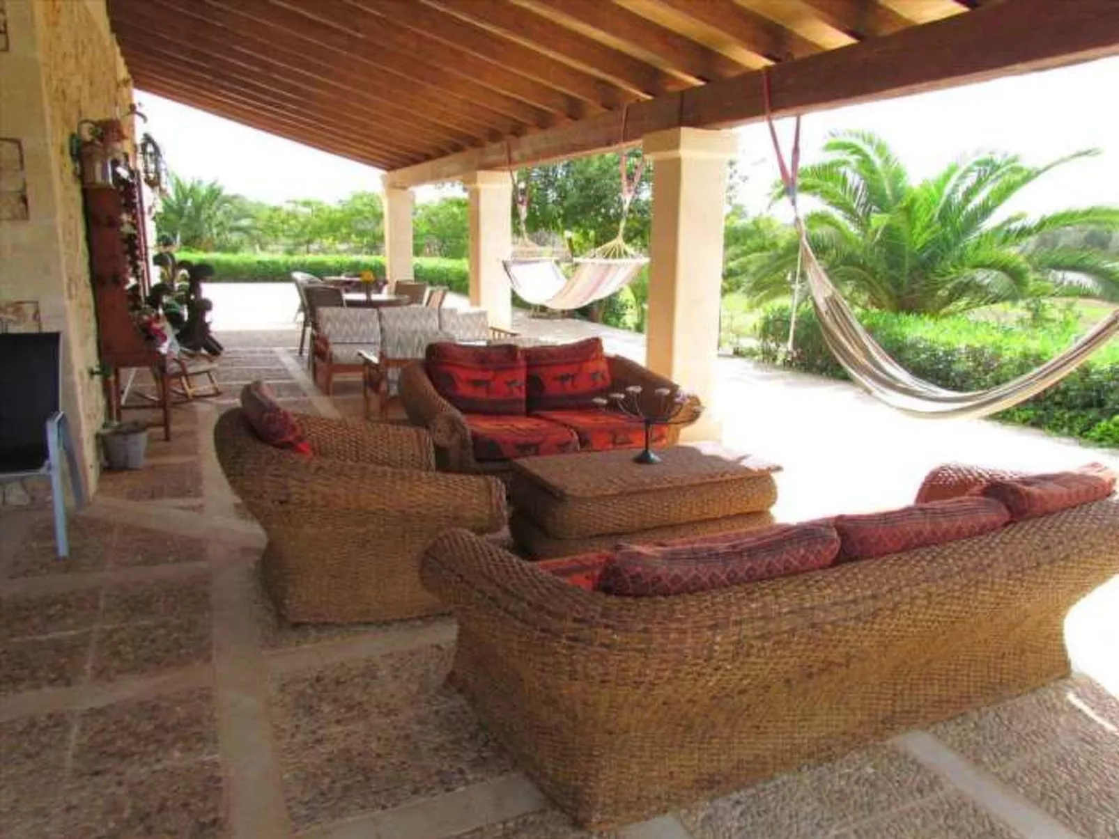 Finca NA PONT- Finca rústica con gran piscina en Campos, Mallorca. Ideal famili - Drinnen