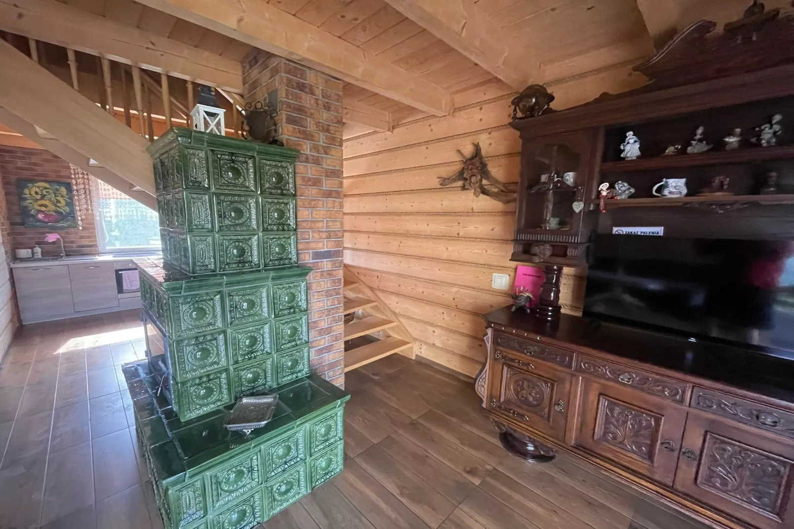 Dom wakacyjny nad jeziorem Goszcza w Lubrzy dla max 4 osób - Living room