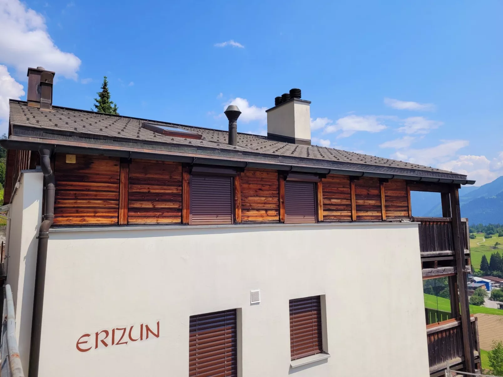 Fewo Cordial im Casa Erizun, (Flims Dorf). 3.5 Zimmer Ferienwohnung mit Bad/WC,