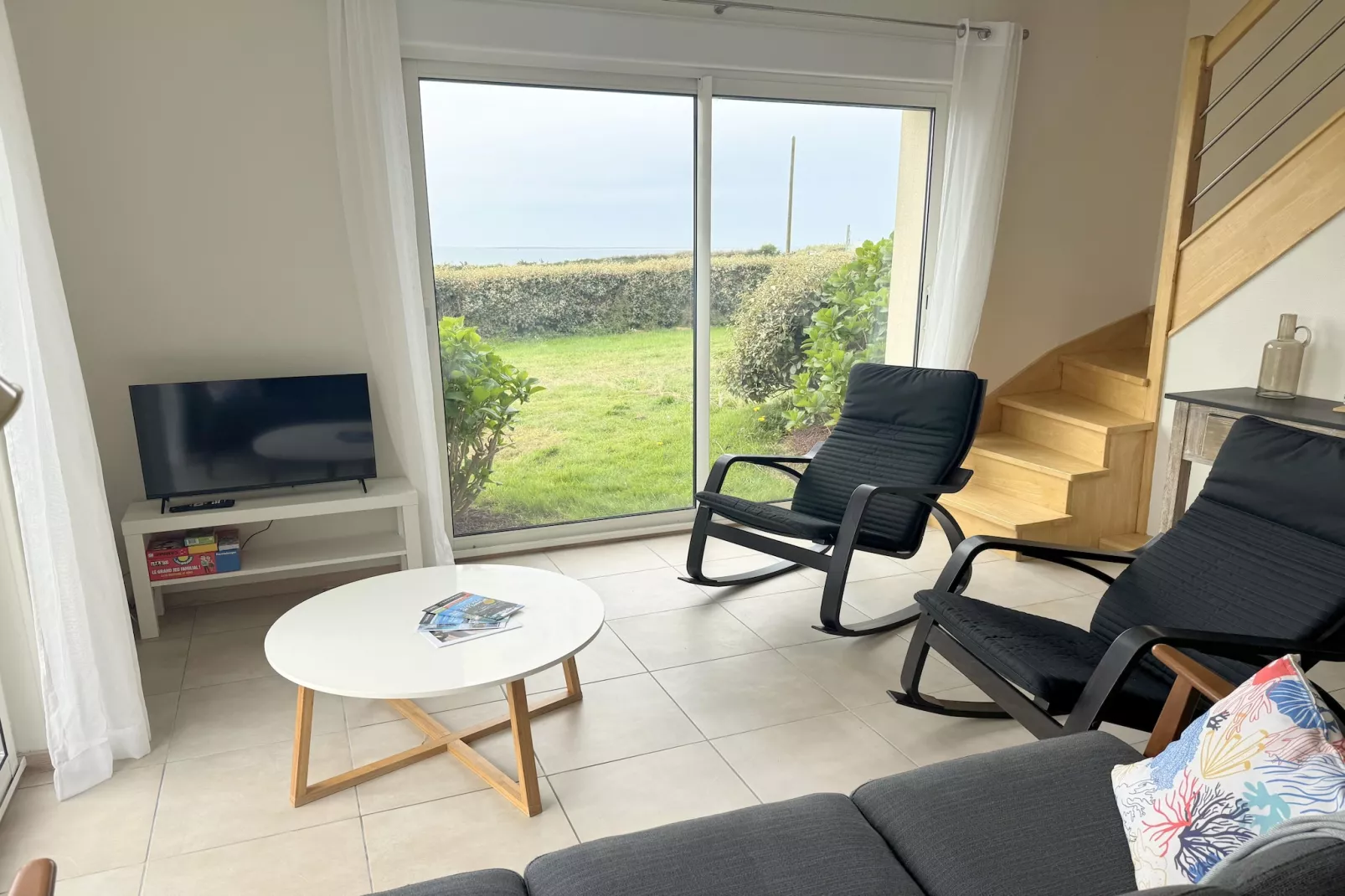 Ferienhaus mit Panoramablick Le Conquet - Salon