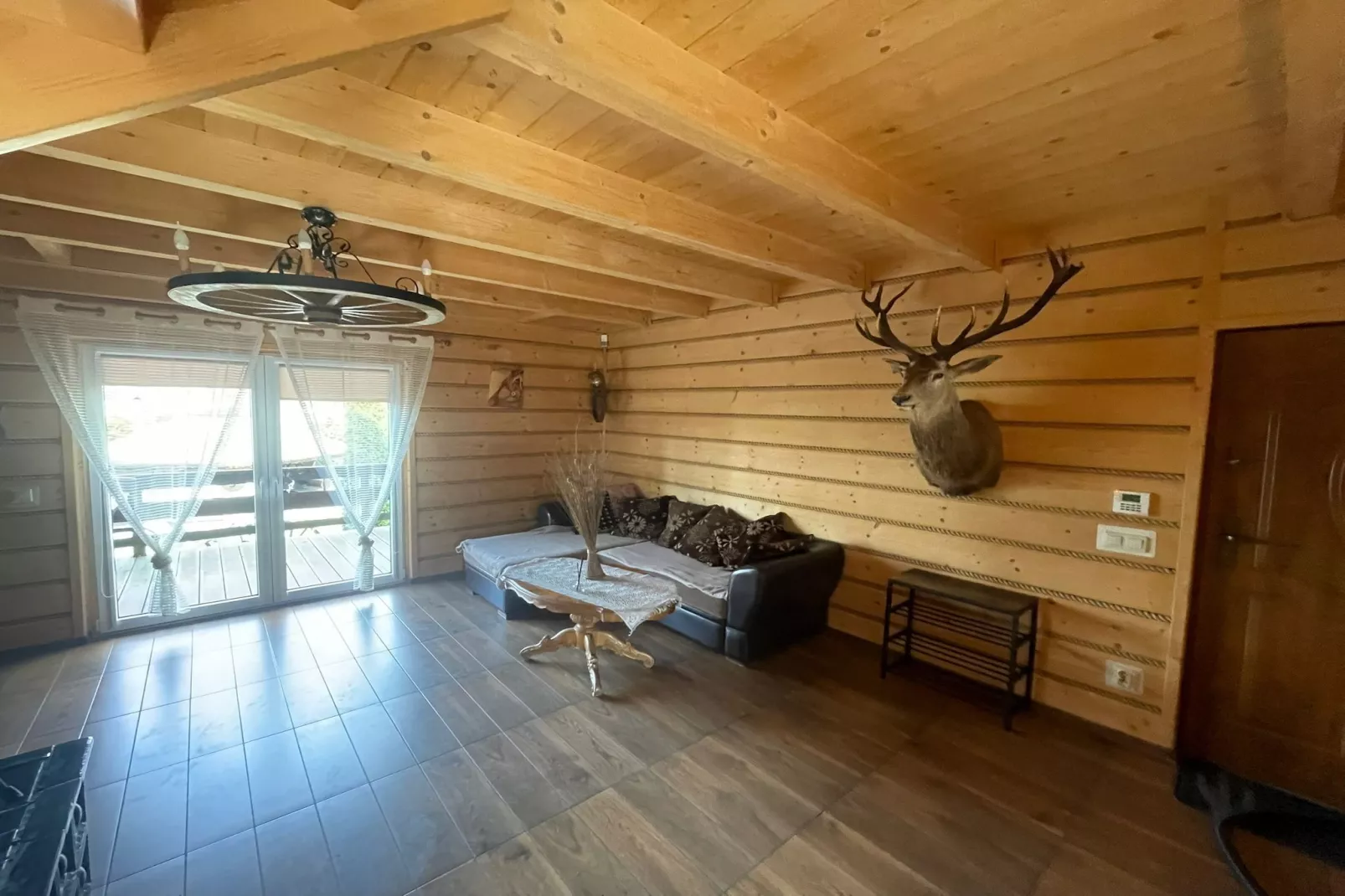 	Dom wakacyjny nad jeziorem Goszcza w Lubrzy dla max 5 osób - Living room