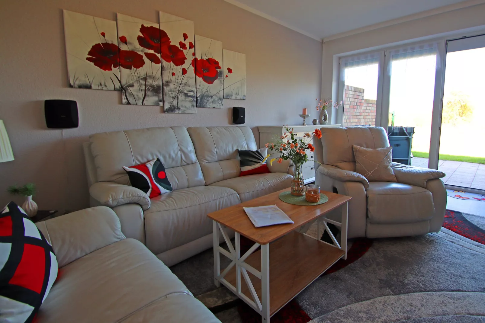 Schönes Ferienhaus in Alt Bukow Gaida - Living room
