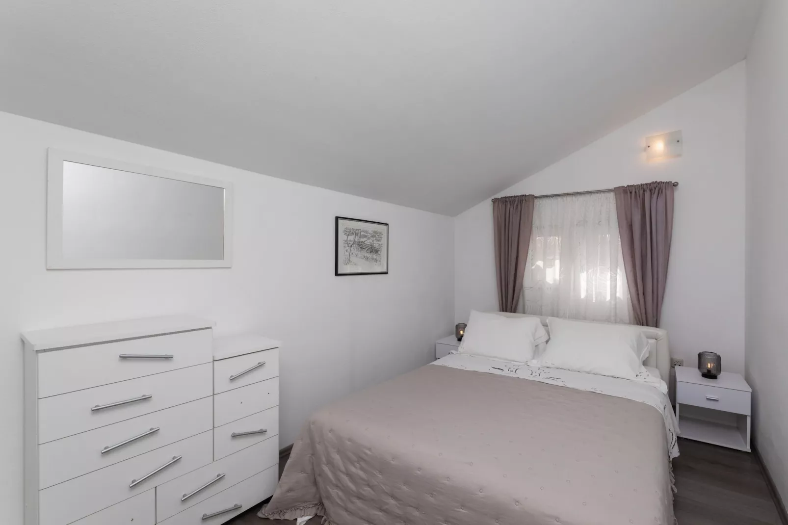 Apartments Roda - Comfort One Bedroom Apartment with Terrace (Kate) - (ST) - Schlafzimmer