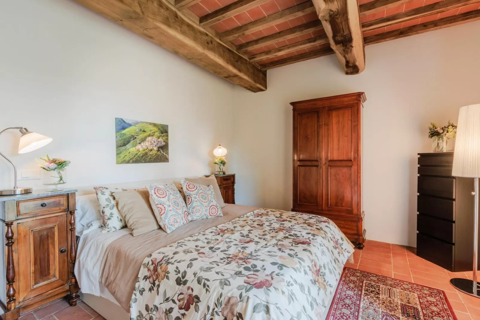 Casa Lucchese at Borghetto Farmhouse - Schlafzimmer