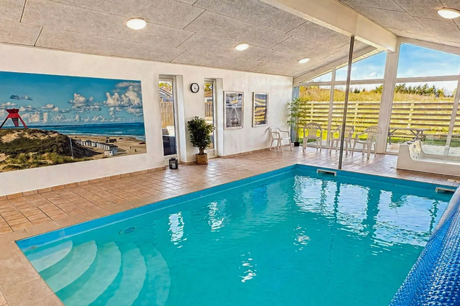 4 Sterne Ferienhaus in Blokhus - Schwimmbad