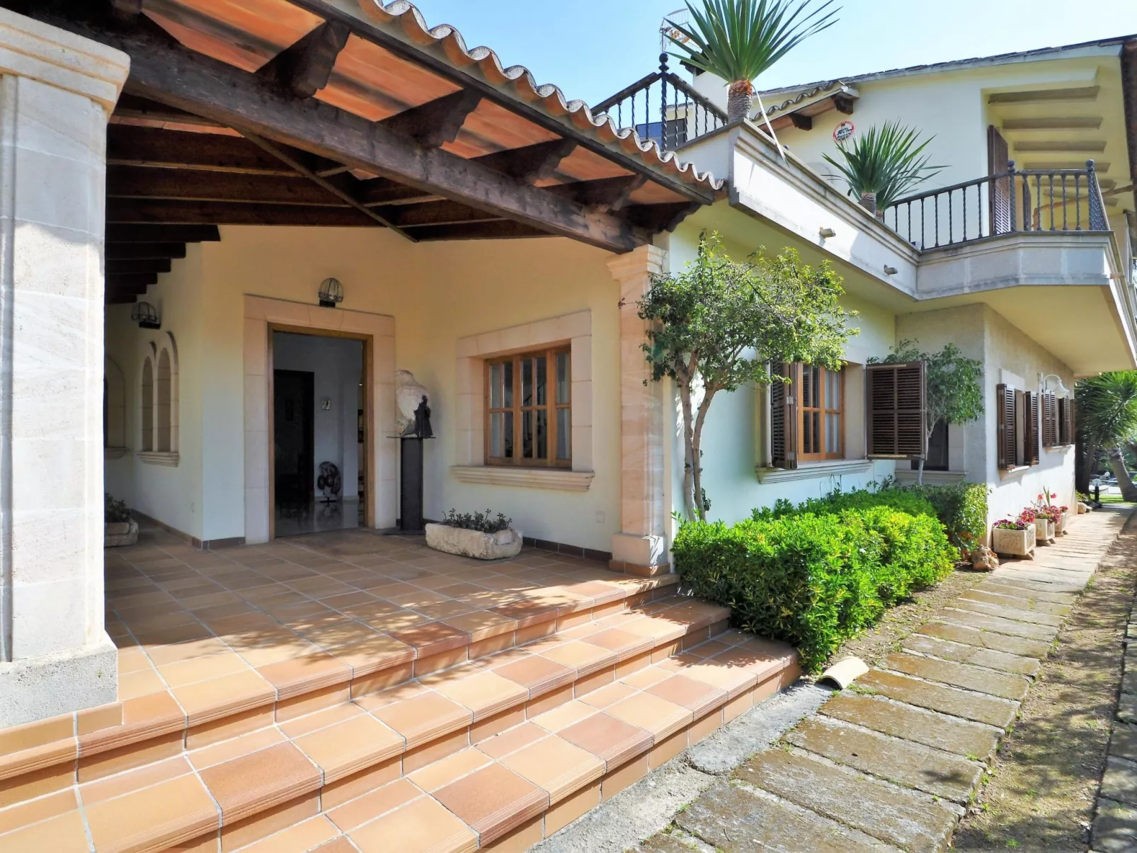 Finca CAN GUAL en Inca para 8 personas con piscina privada y vistas despejadas- - Dehors