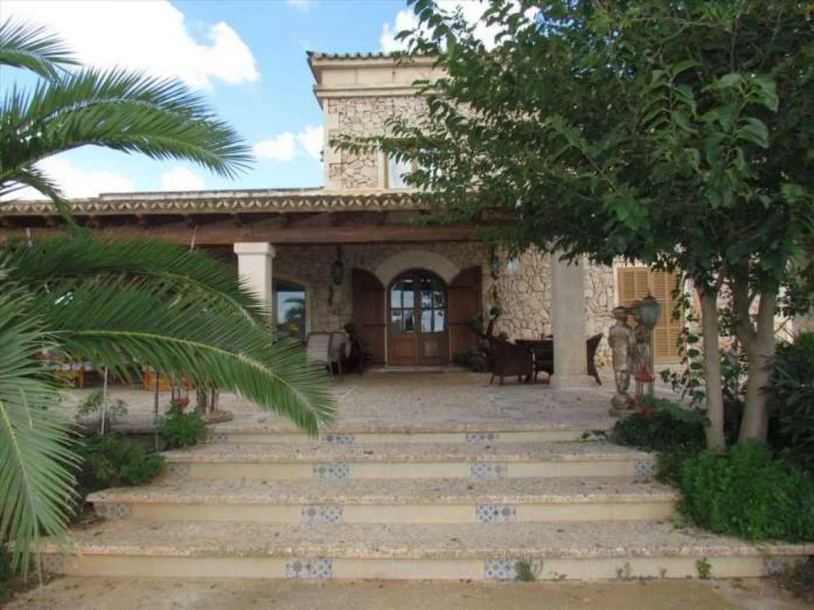Finca NA PONT- Finca rústica con gran piscina en Campos, Mallorca. Ideal famili - Draußen