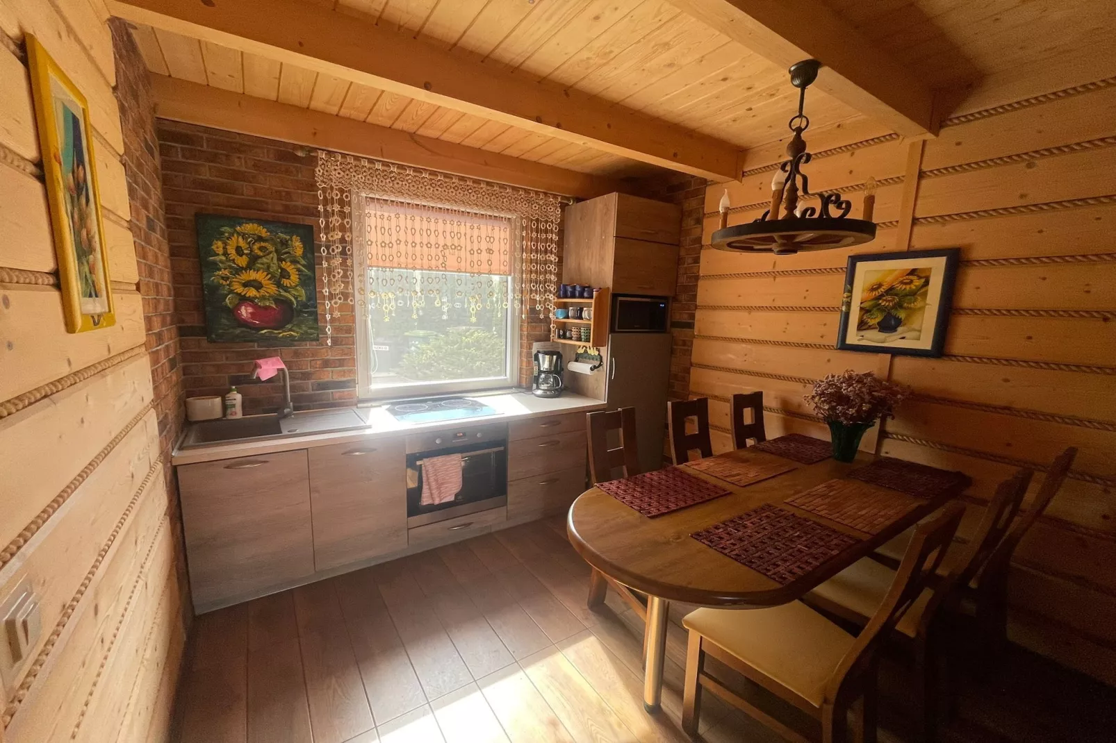 Dom wakacyjny nad jeziorem Goszcza w Lubrzy dla max 4 osób - Kitchen