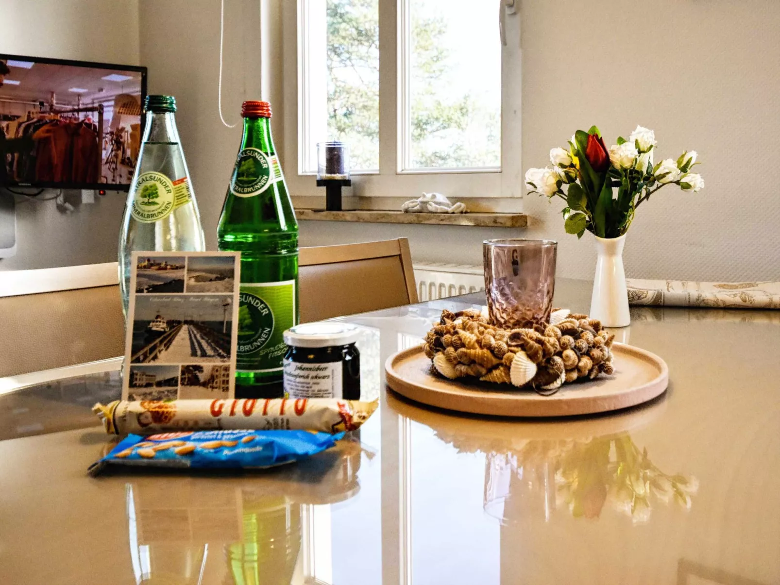 Strandnahe Wohnung mit Großem Balkon und Meerblick - Dedans