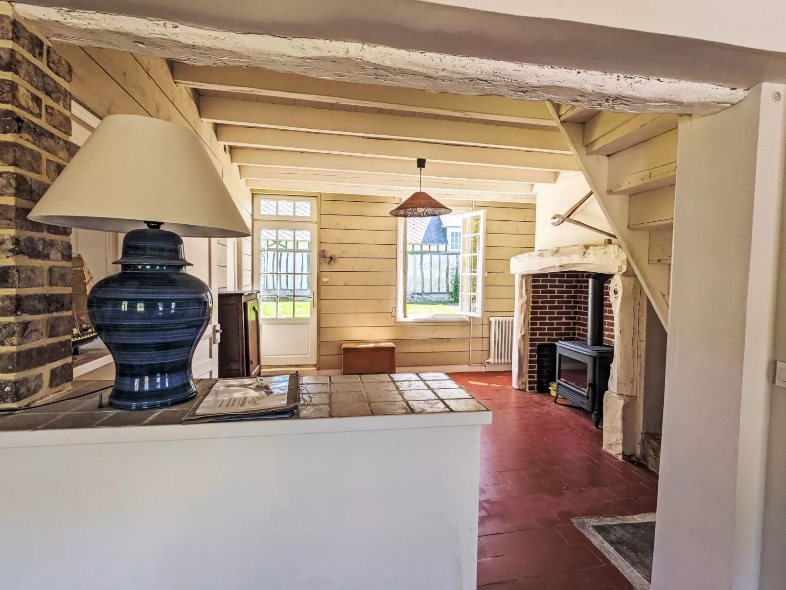 L'épic'cri, normannisches Haus an der Küste - Dedans
