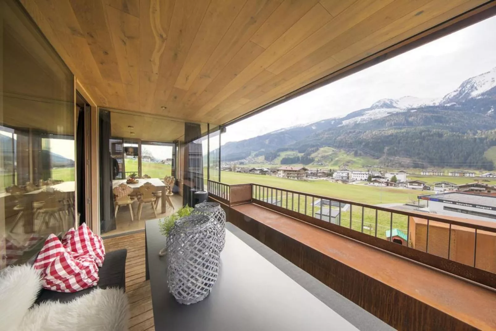 Smaragdresort Chalet Bergblick - Terrasse/Balkon