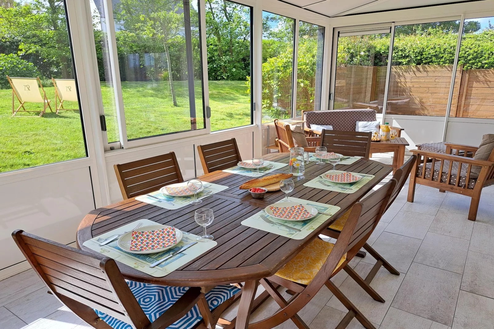 	Ferienhaus in Strandnähe Plouarzel - Esszimmer