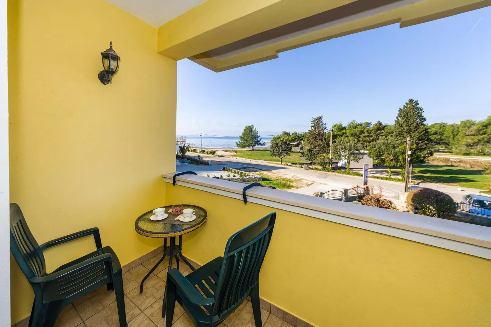 Beachfront apartment Mareo 5 - Terrasse/Balkon