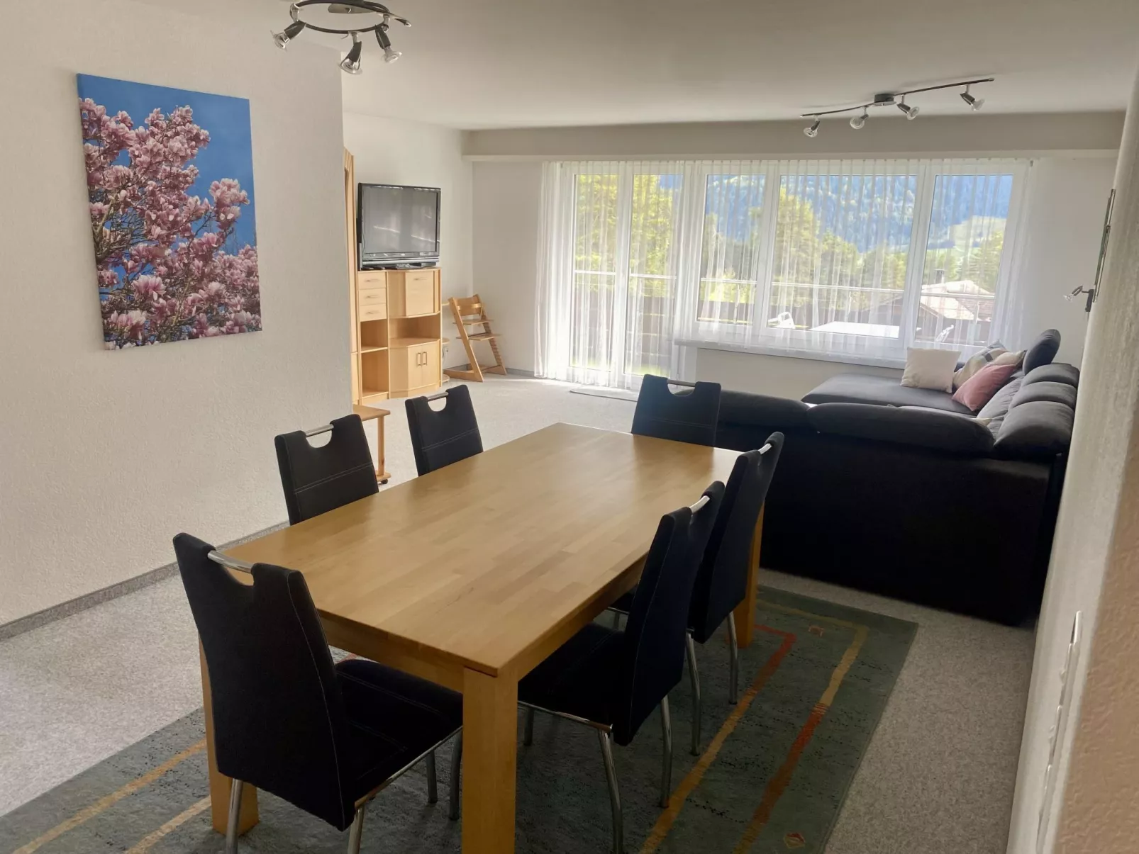 Casa Pignia - Roth, (Laax GR). 3-Zimmerwohnung - Drinnen