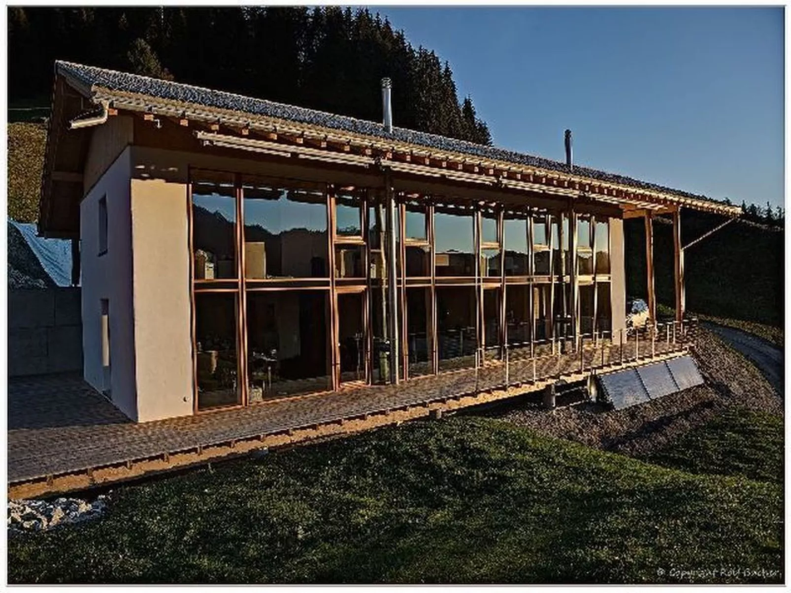 Ferien auf dem Bauernhof, (Laax Murschetg). 3.5 Zimmerwohnung - Draußen