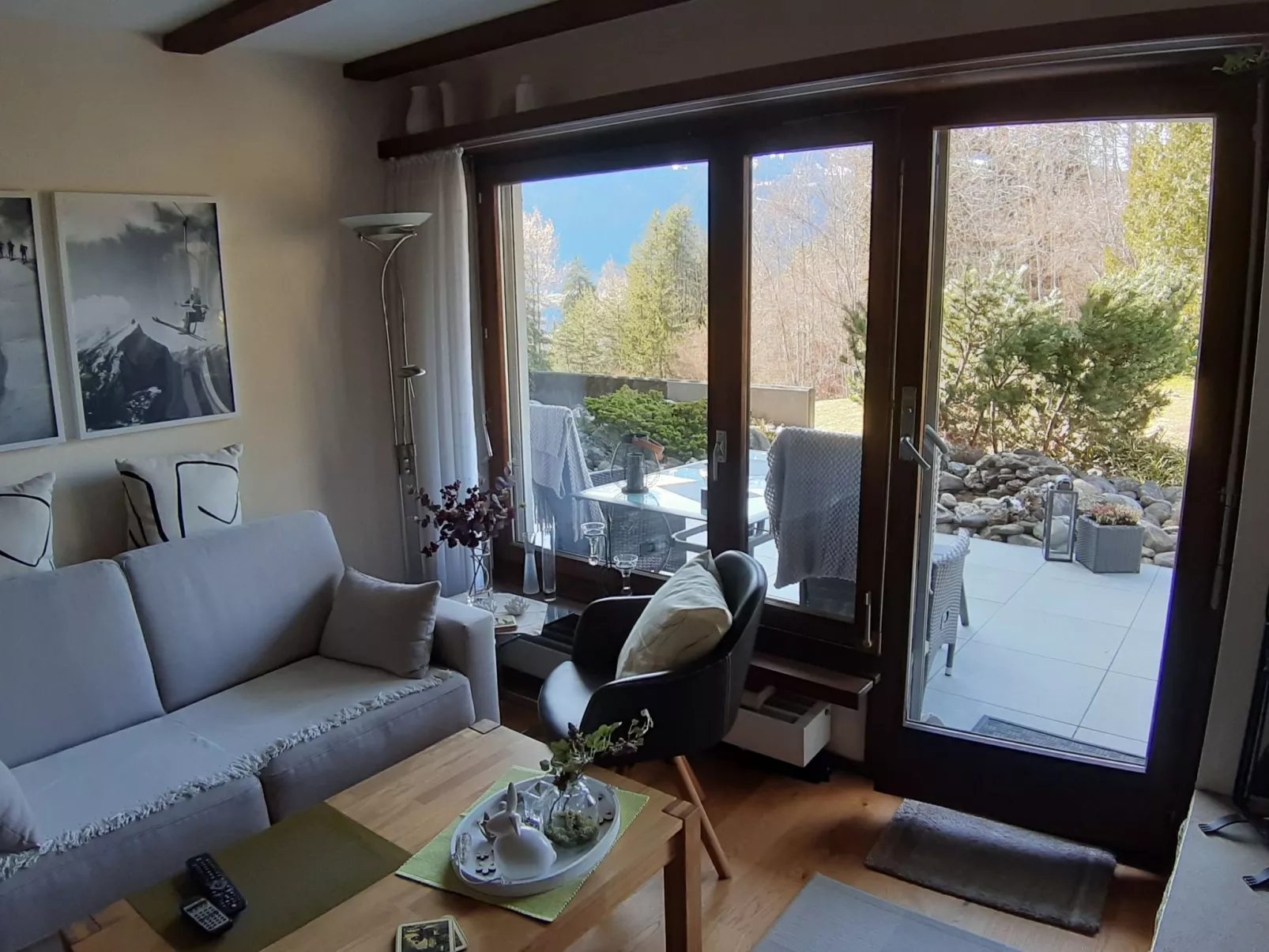 Signinablick, (Laax Dorf). 2.5 Zimmerwohnung, 50m2 für max. 4 Personen - Drinnen