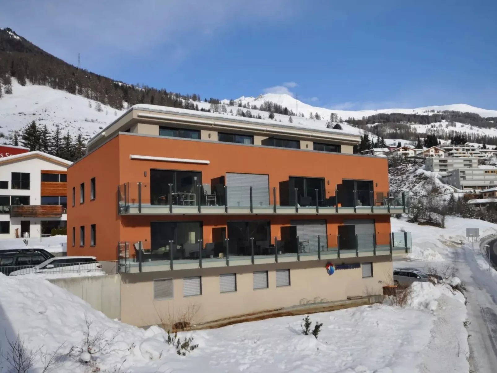 Chasa Rachögna, (Scuol). - Draußen