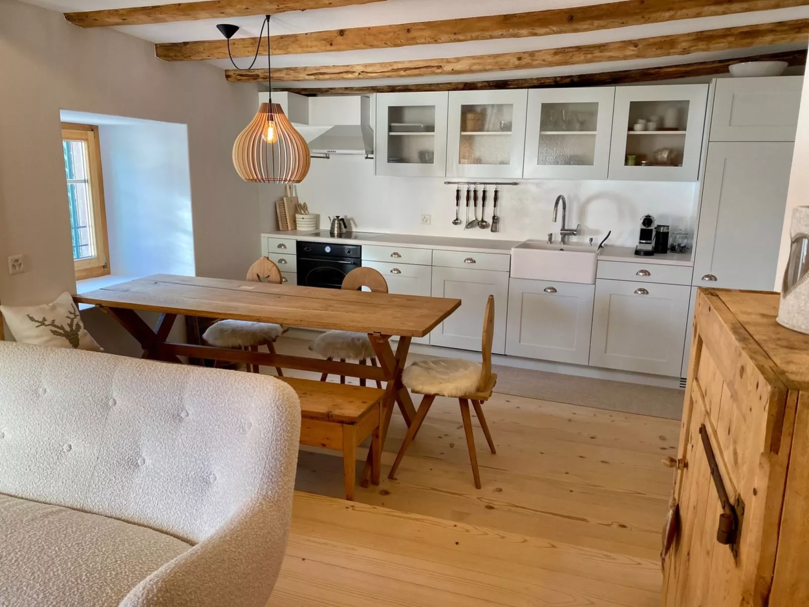 Ferienwohnungen Chà d’Immez, (Müstair). - Drinnen