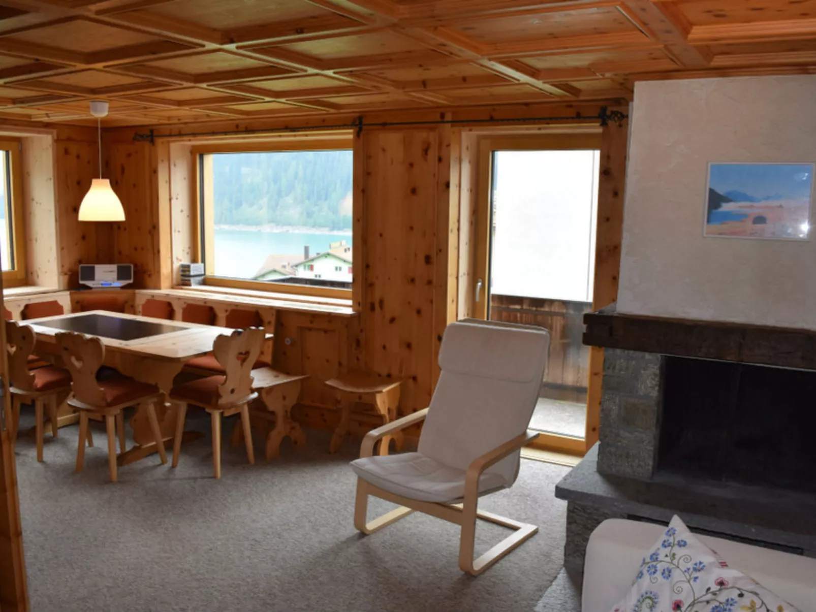 Wohnung Stücklihaus, (Sufers). - Drinnen