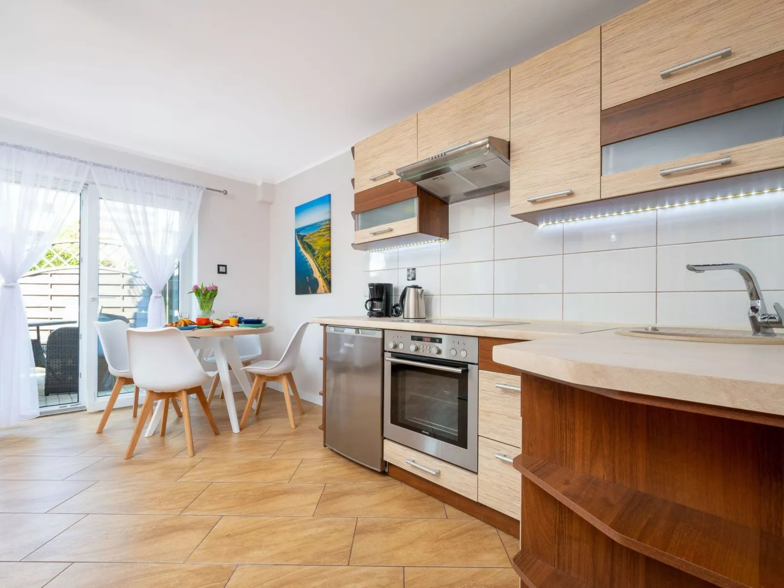 Wohnung in Darlowo mit Terrasse - Drinnen