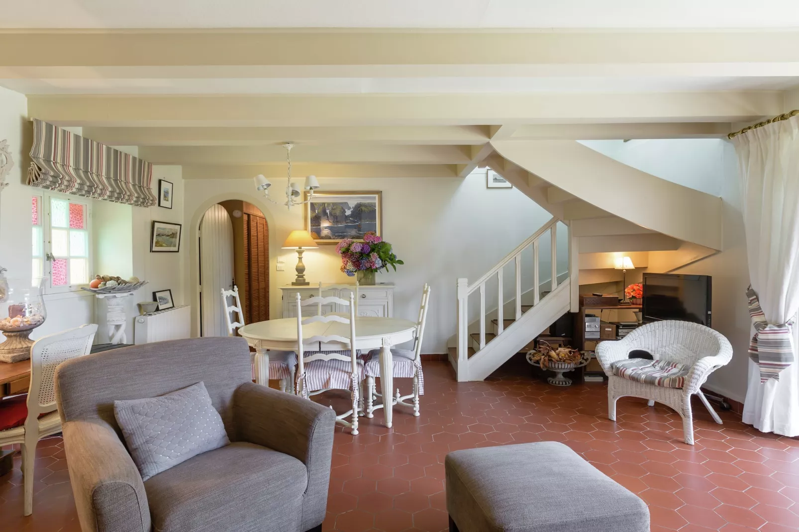 Maison de vacances Landévennec - Wohnzimmer