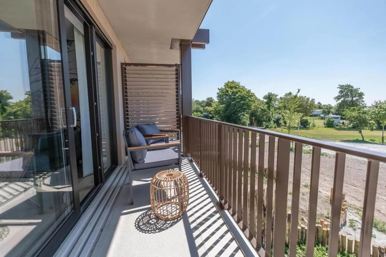 Luxury Beach Apartment | 8 Pers. - Terrasse/Balkon