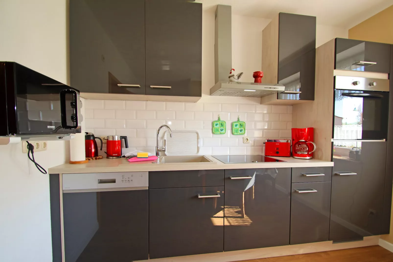 Schönes Ferienhaus in Alt Bukow Gaida - Kitchen