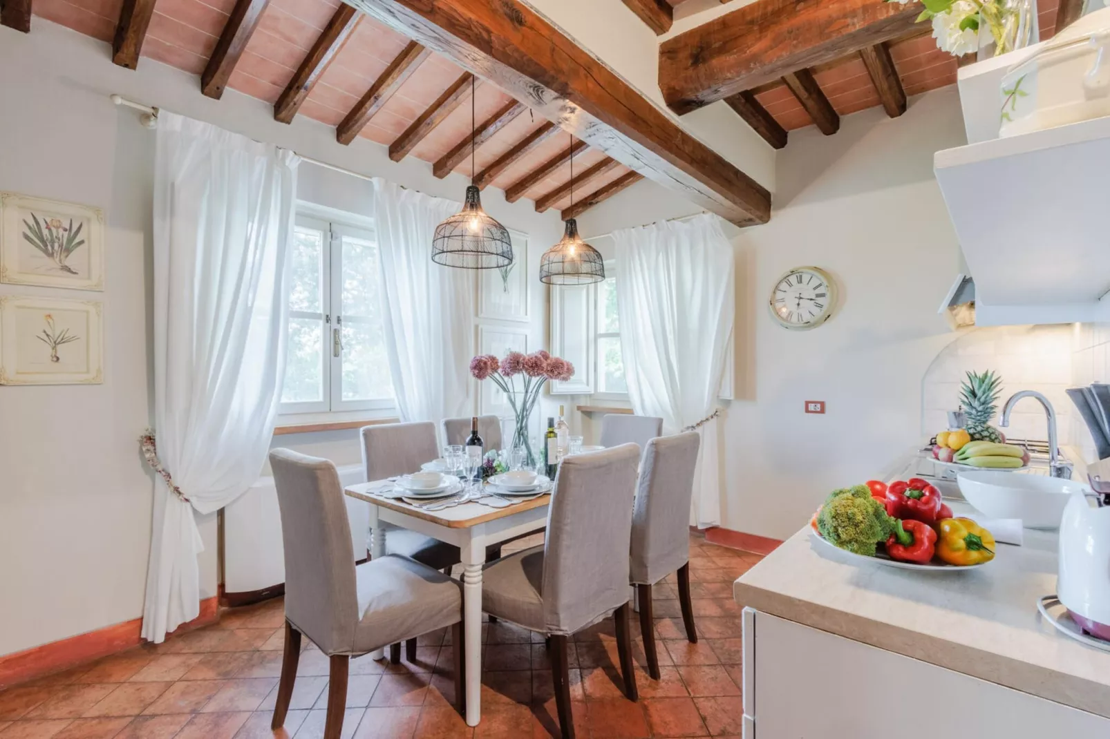 Cicale Farmhouse, 3 bedrooms Farmhouse with Pool - Dining room