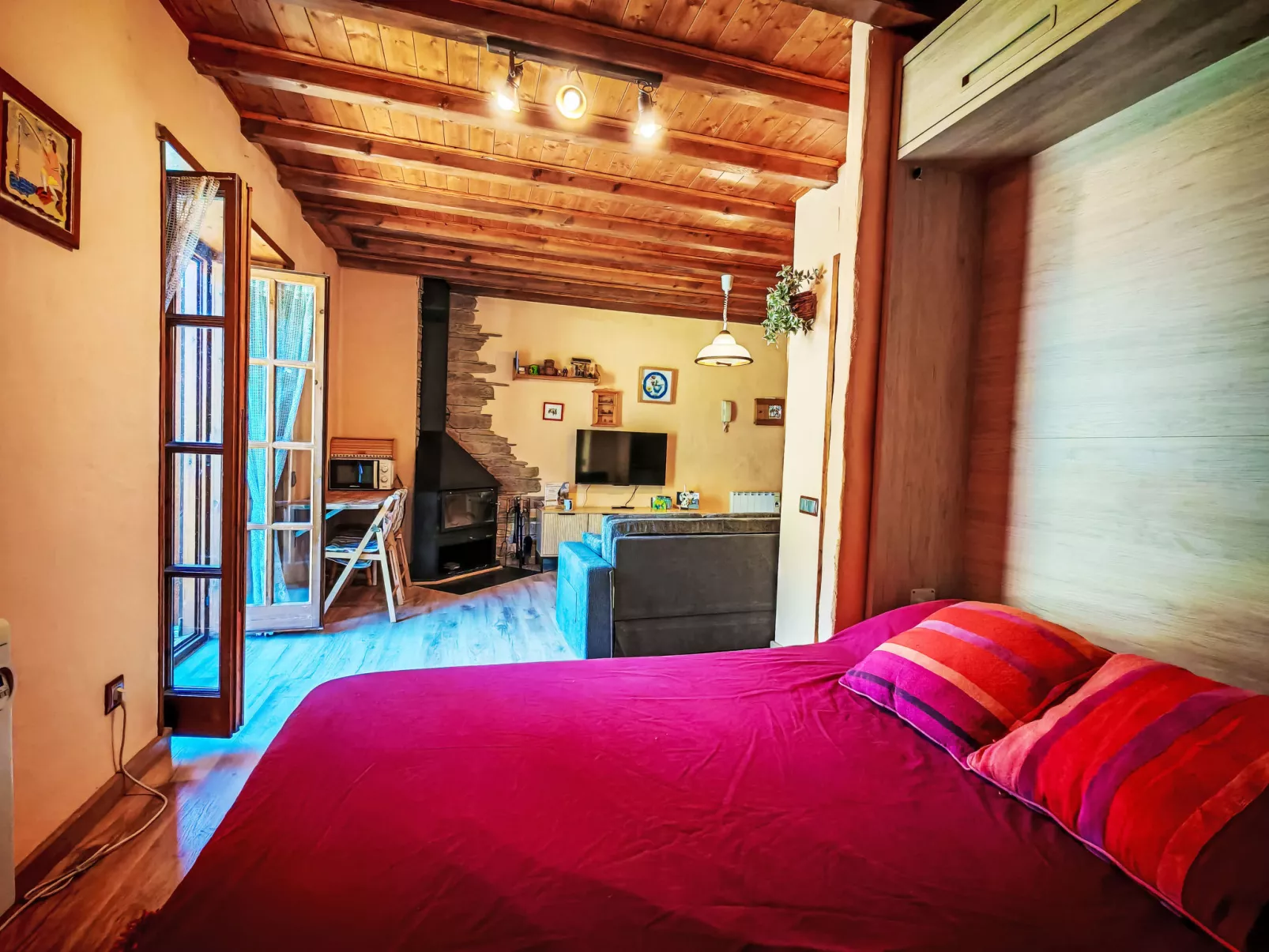 Studio mit Kamin Cosmos 3 Vall de Boí - Drinnen