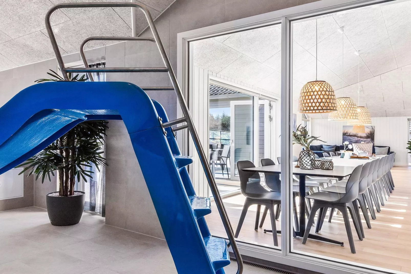 5 Sterne Ferienhaus in Glesborg - Schwimmbad
