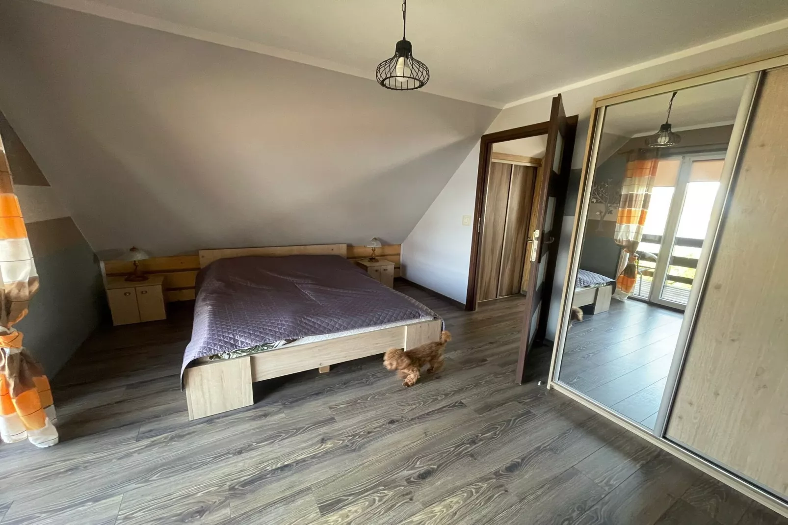 	Dom wakacyjny nad jeziorem Goszcza w Lubrzy dla max 6 osób - Bedroom
