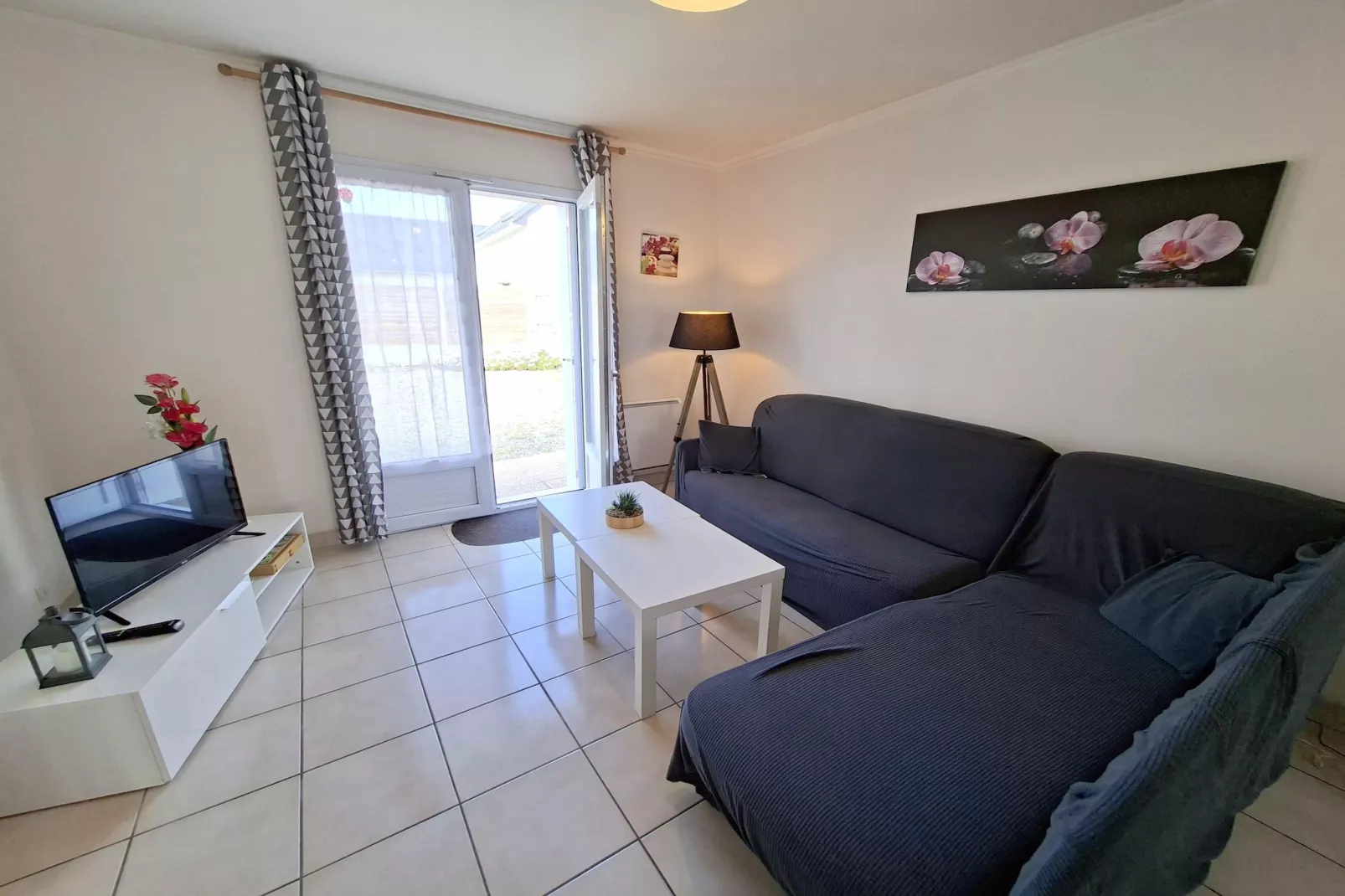 Ferienhaus in Strandnähe Guissény - Wohnzimmer
