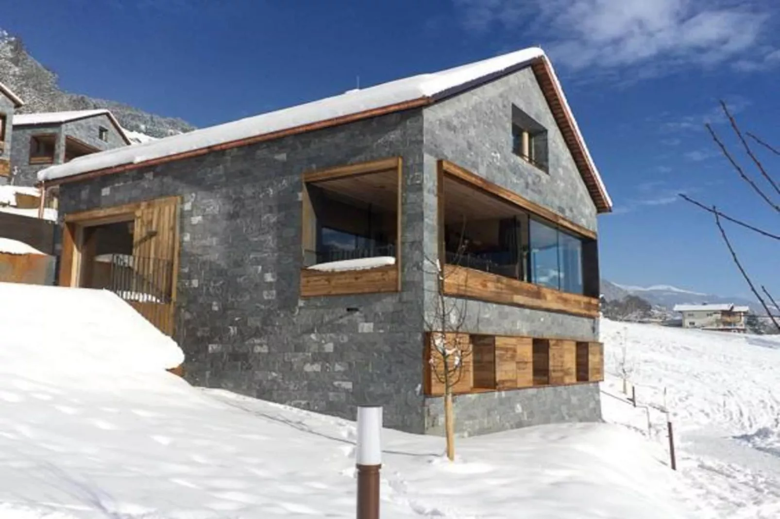 Smaragdresort Chalet Bergblick - Außenbereich Winter
