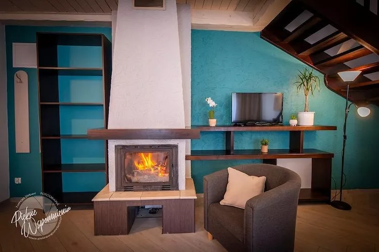 	Domy wakacyjne 6-os RÓŻA MALWA - Wohnzimmer