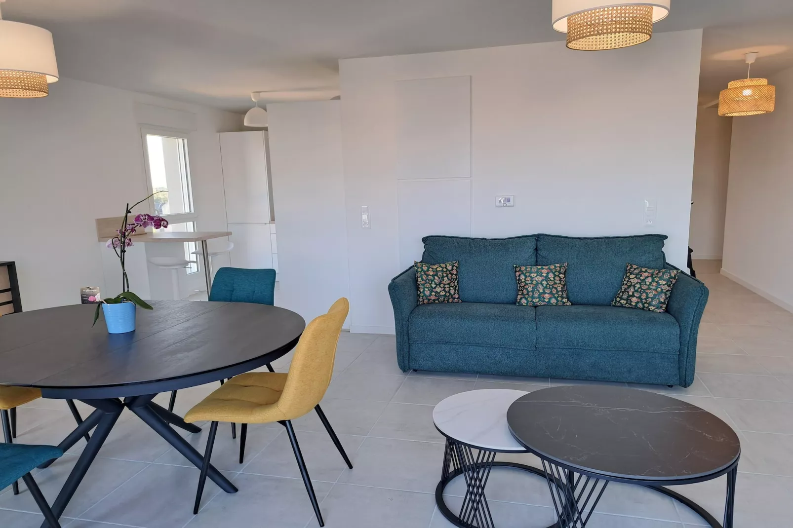 Ferienwohnung in Pouarzel - Wohnzimmer