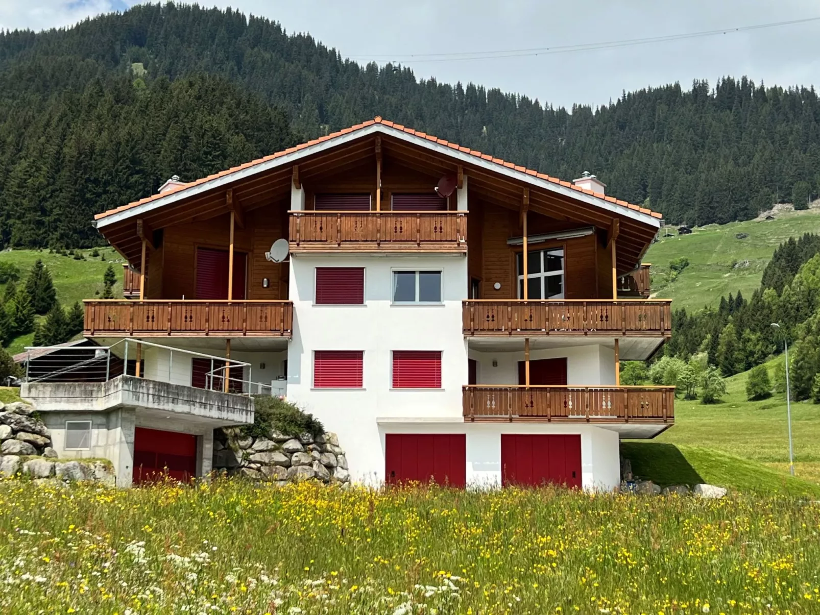 Casa Diala Panorama, (Segnas/Disentis). - Draußen