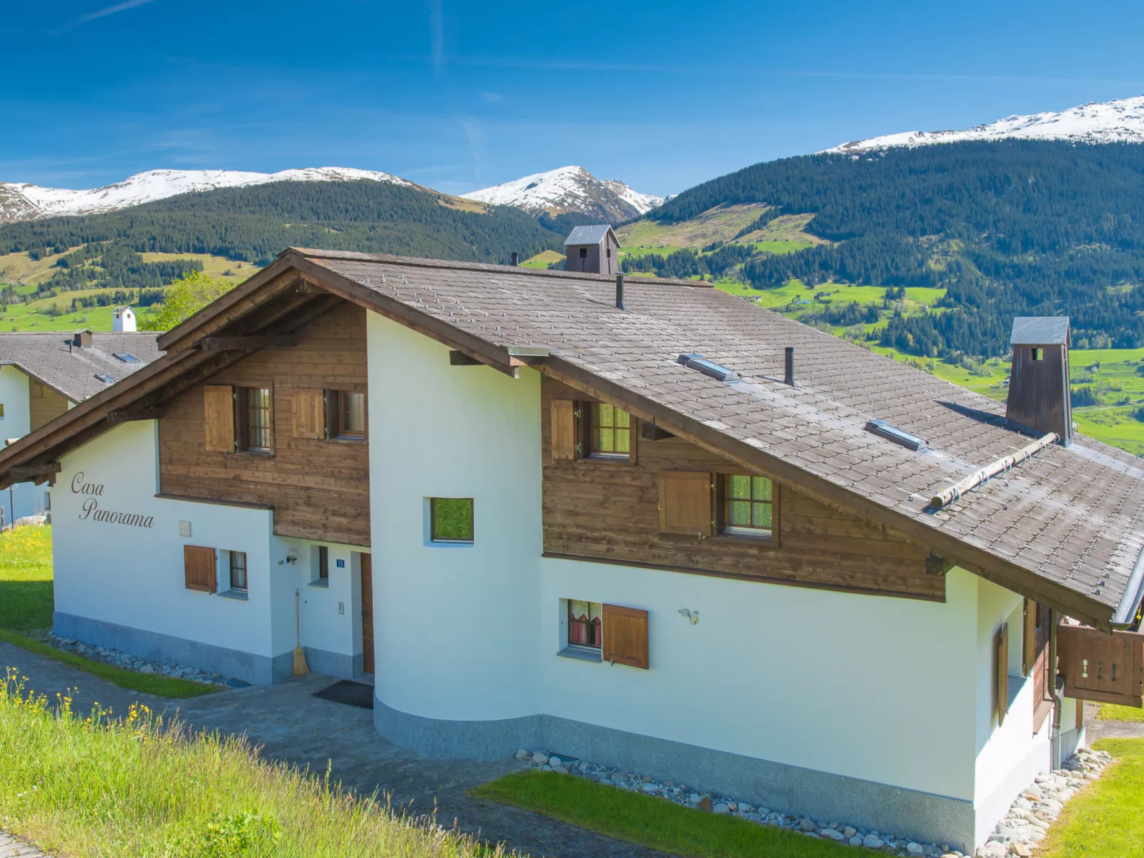 Casa Panorama Camartin, Brigels, (Breil/Brigels). - Draußen