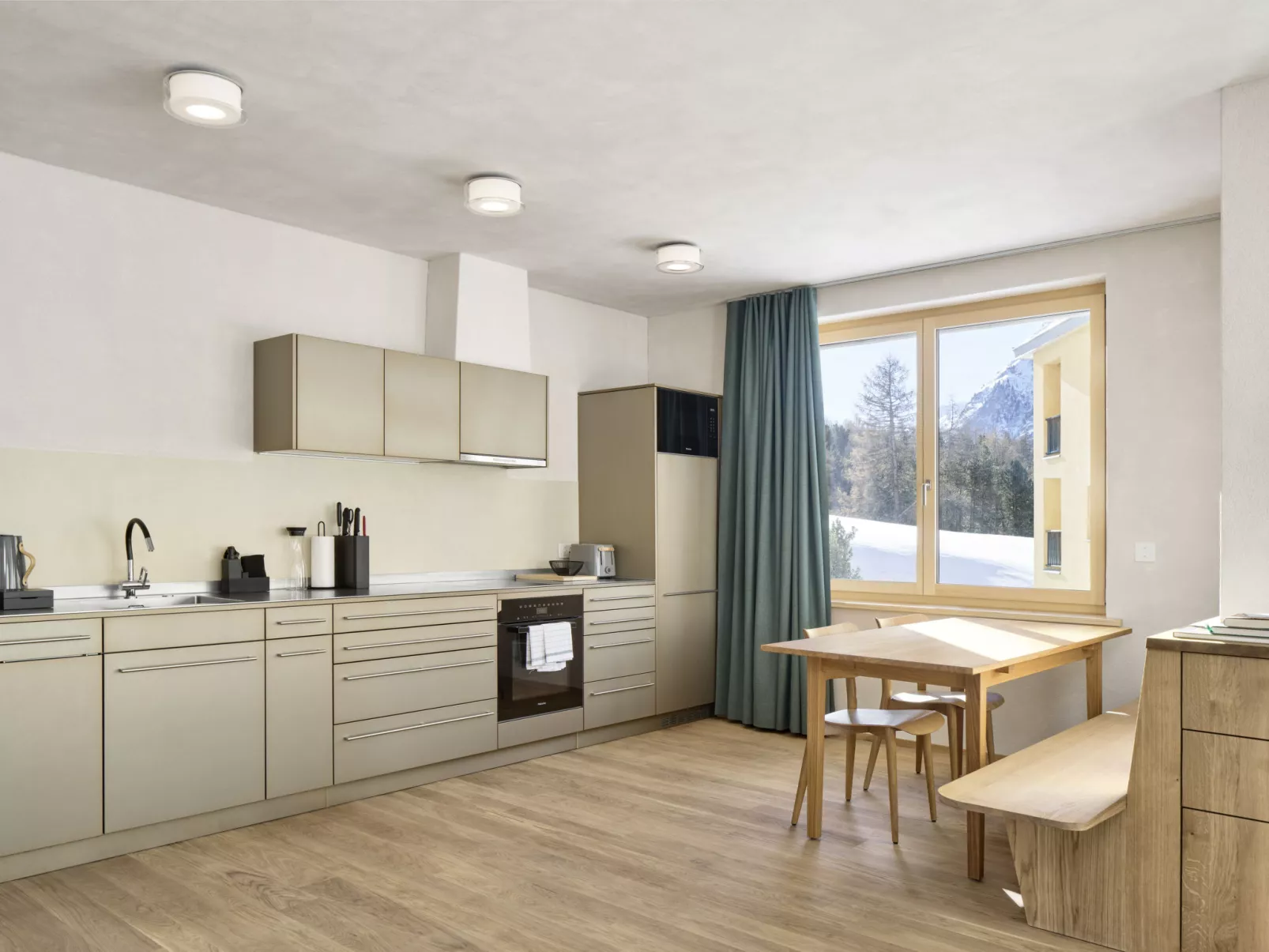 Hotel Maistra 160, (Pontresina). - Dedans