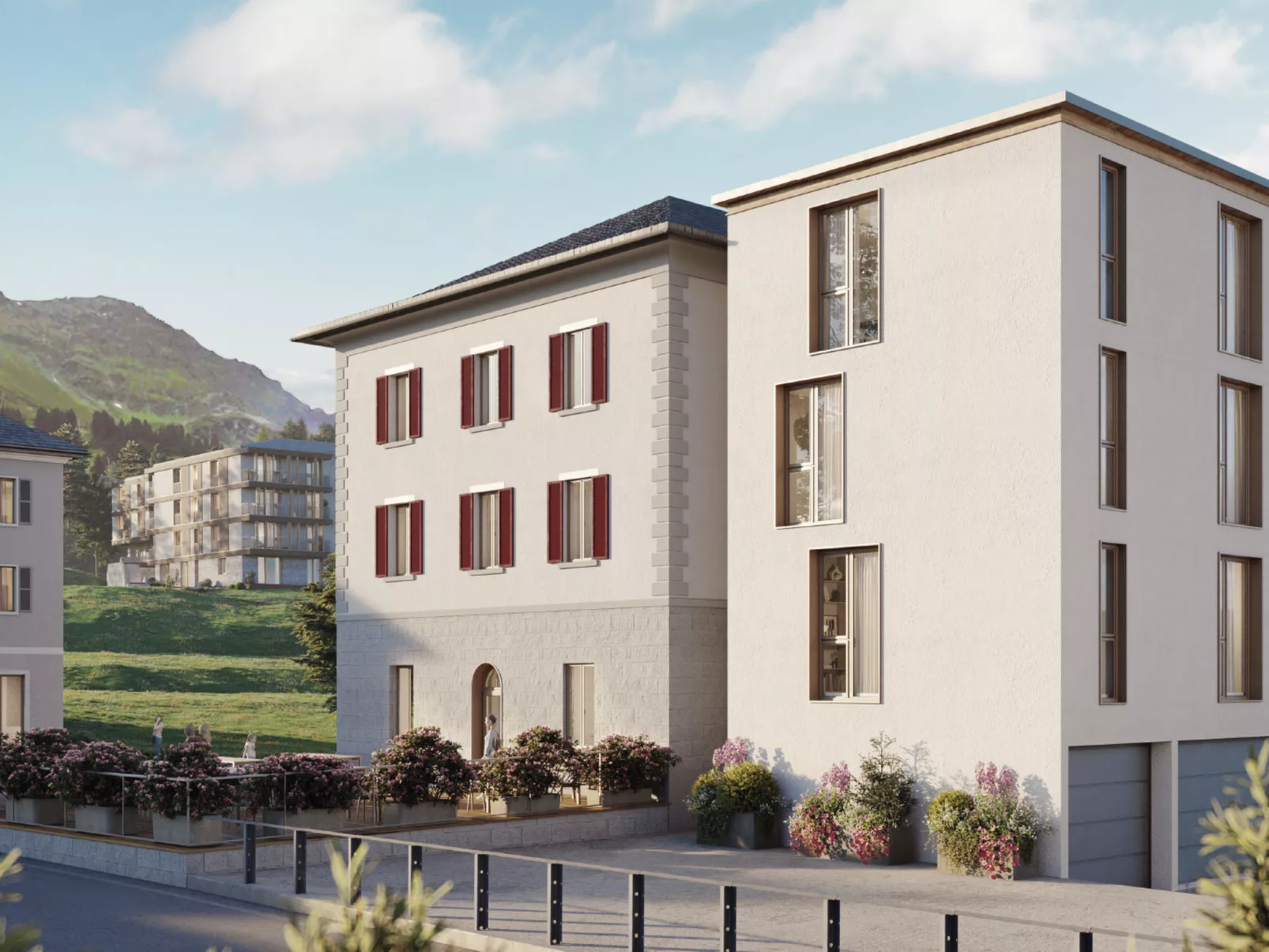 Alpine Apartments, (San Bernardino). - Outside
