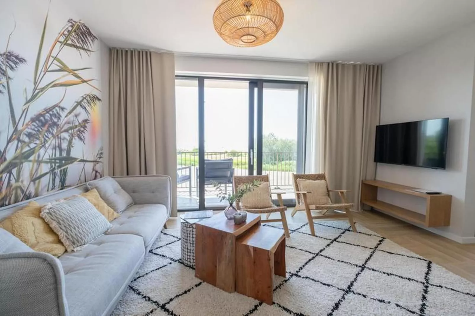 Luxury Beach Apartment | 8 Pers. - Wohnzimmer