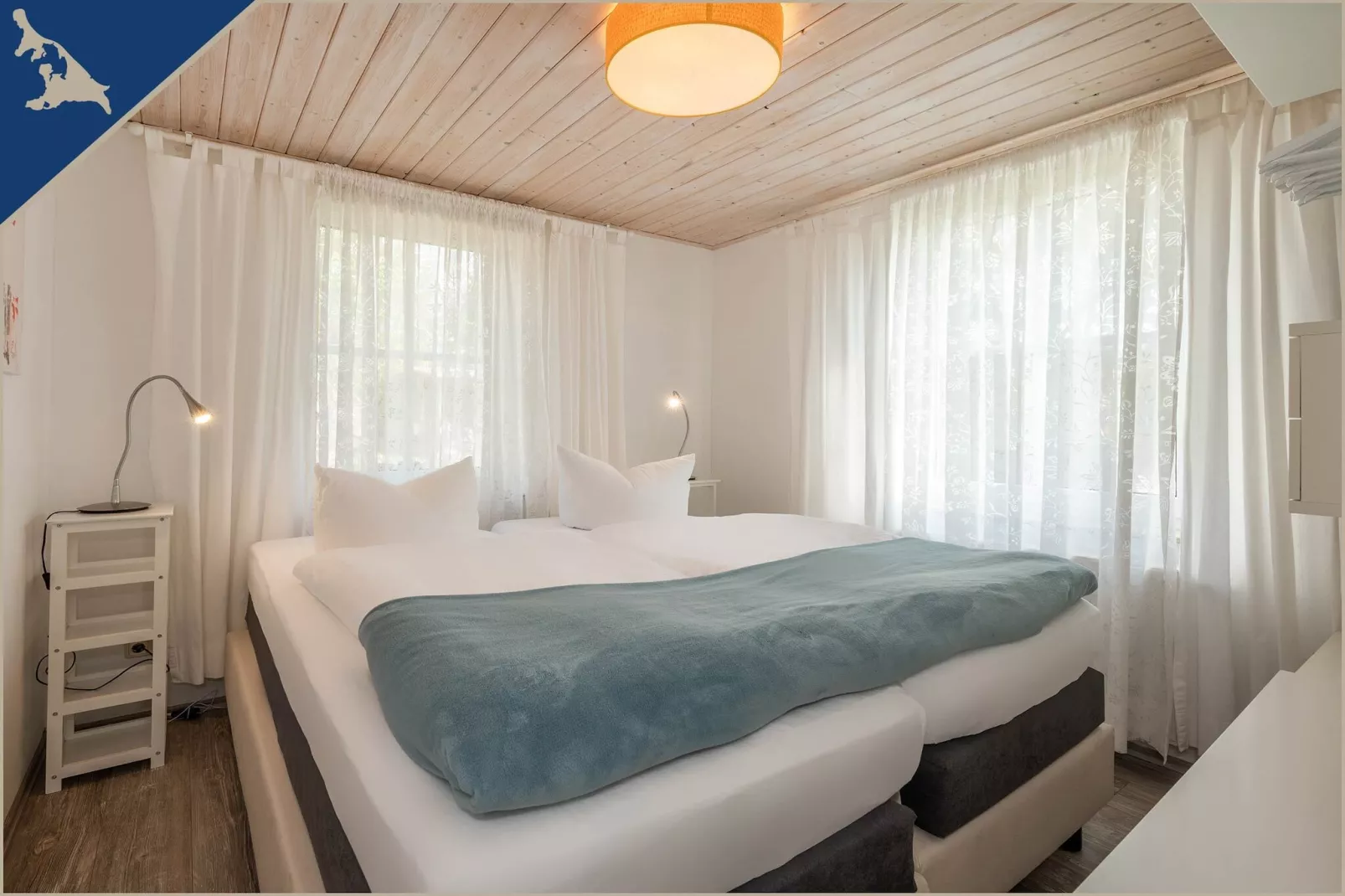 Ferienwohnung am Achterwasser Lütow 4 P - Schlafzimmer