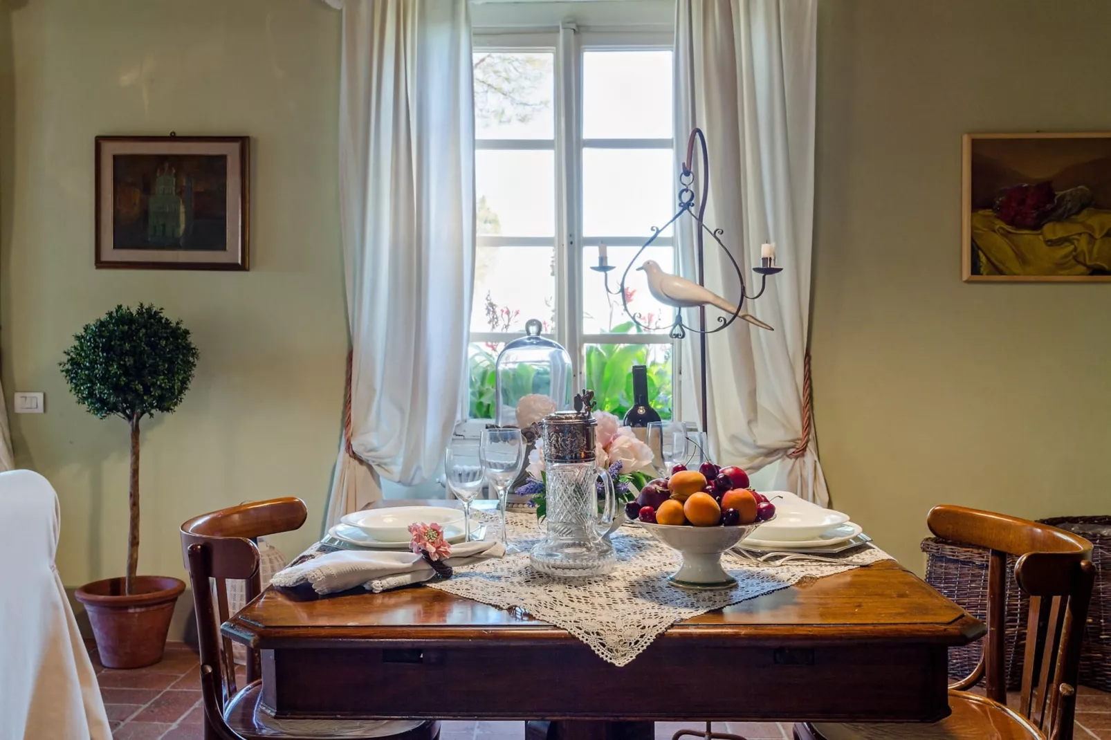 Il Frantoio Farmhouse Apartment - Esszimmer