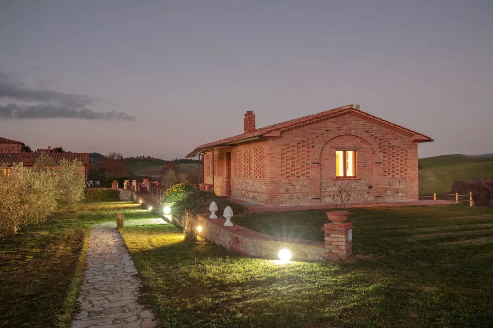 Villa Lajatico - Außenbereich Sommer