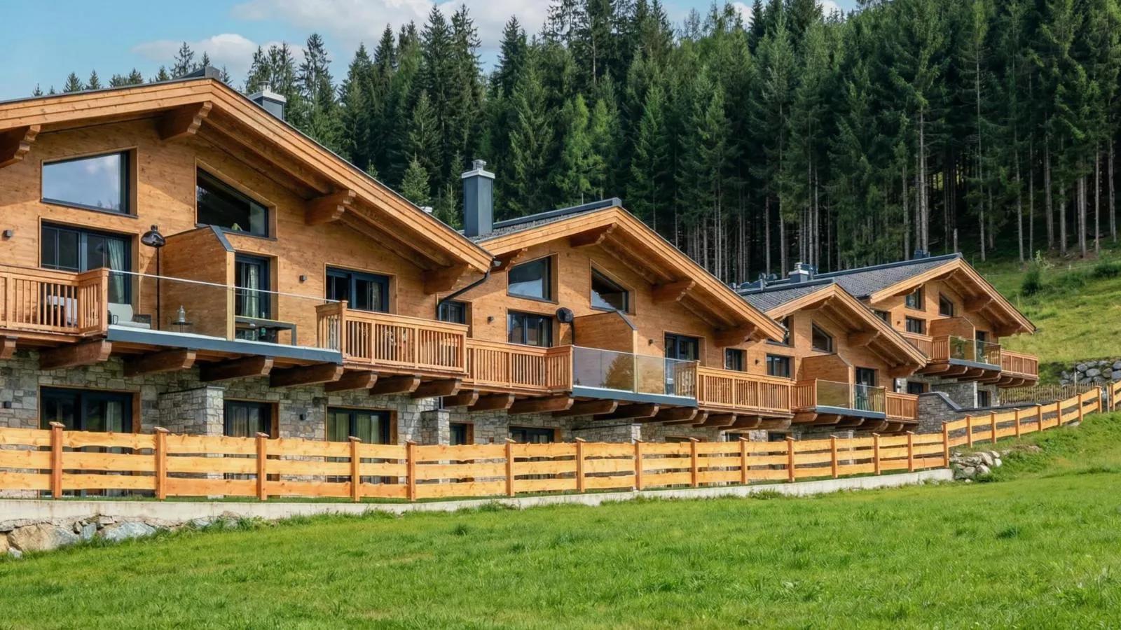 Chalet Gipfel Lodge Alpine Style - Außenbereich Sommer